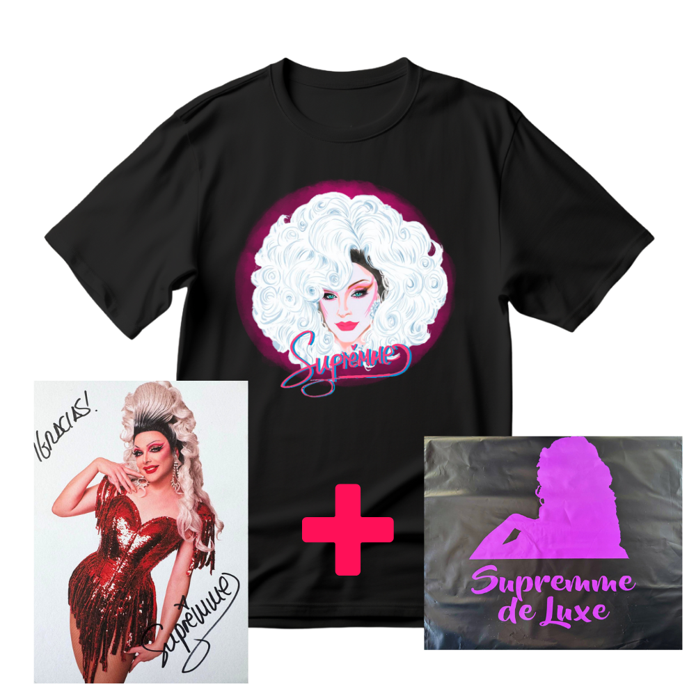 Camiseta Ilustración Supremme de Luxe + Tarjeta Firmada + Sobre personalizado