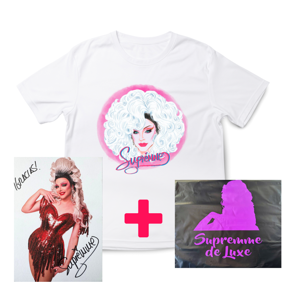 Camiseta Ilustración Supremme de Luxe + Tarjeta Firmada + Sobre personalizado